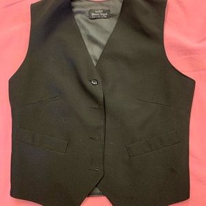 Lady Henry Segal black dress suit vest